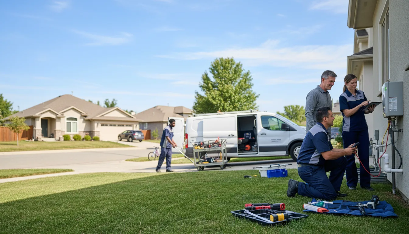 Tankless water heater service in Edgerton, OH